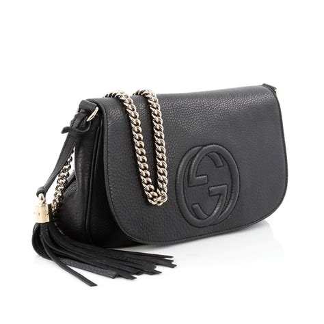 gucci soho crossbody chain strap|gucci micro gg crossbody.